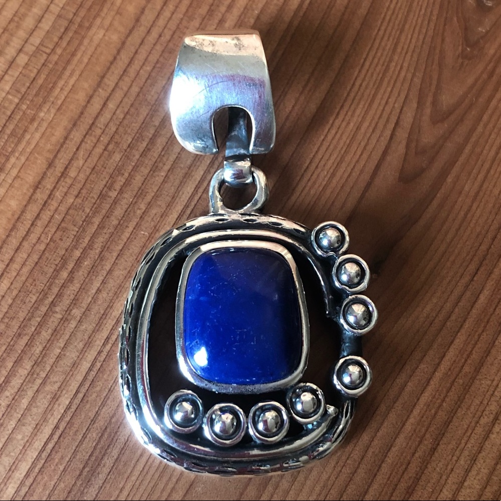 Sterling lapis lazuli Pendant